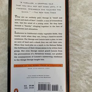 Of mice and men book